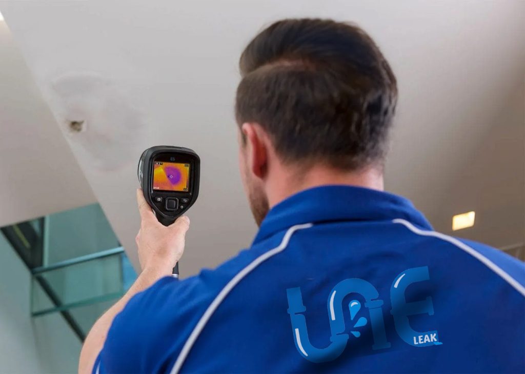 Infra red detection for water leakage